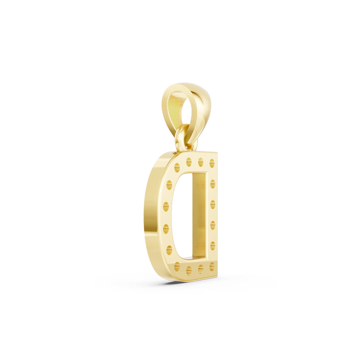 Diamond Dazzle Initial Pendant view 3