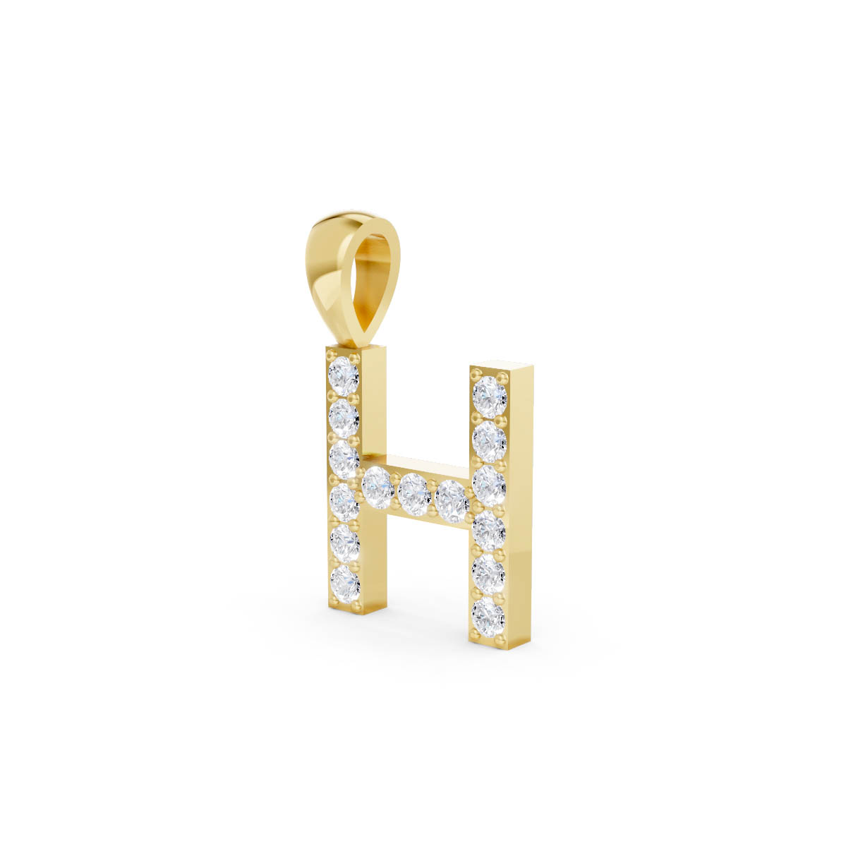 Heritage Spark Initial Pendant view 2