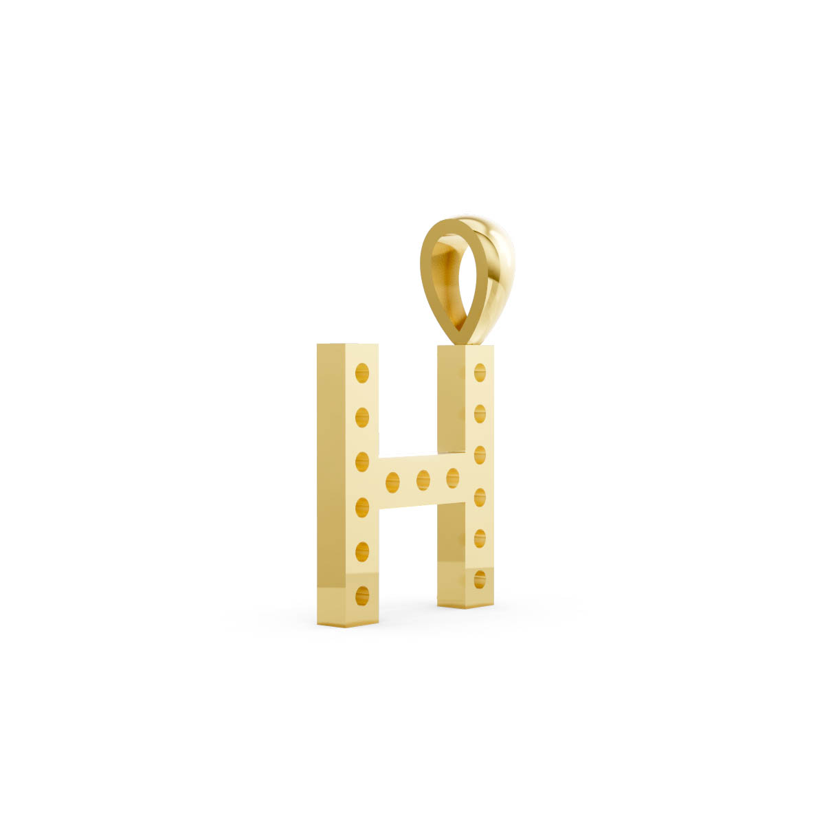 Heritage Spark Initial Pendant view 3