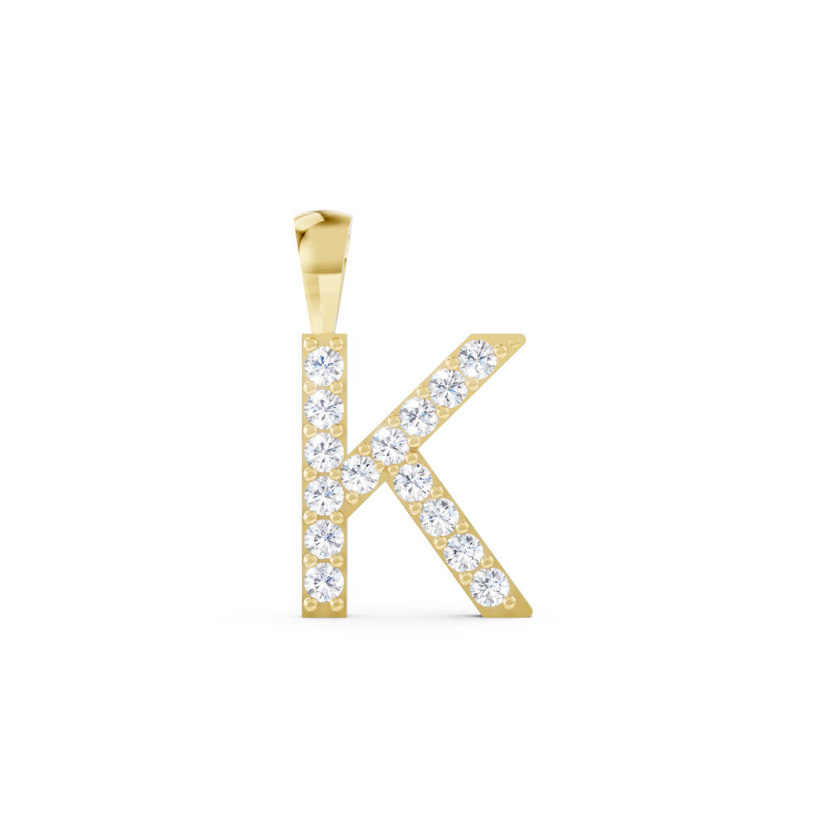 Kingly Radiance Initial Pendant