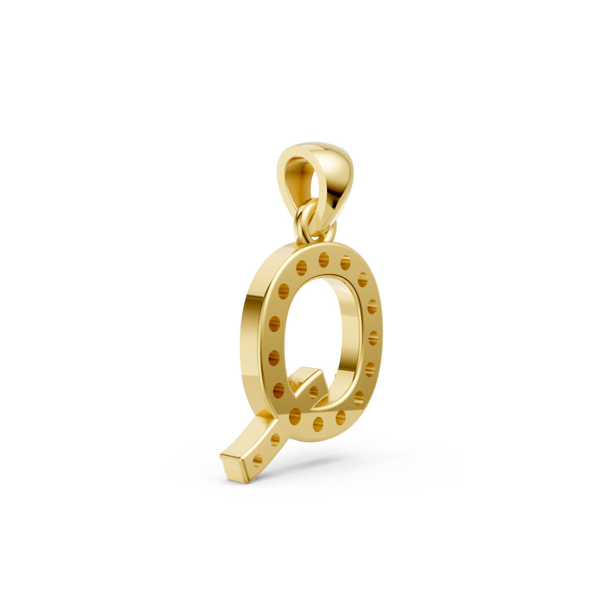 Queenly Initial Spark Pendant view 3