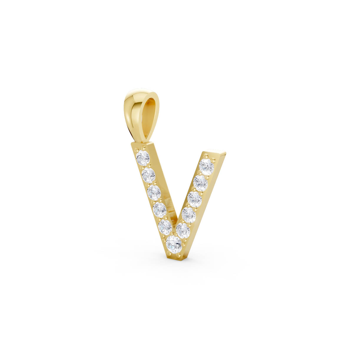 Velvet Vow Initial Pendant view 2