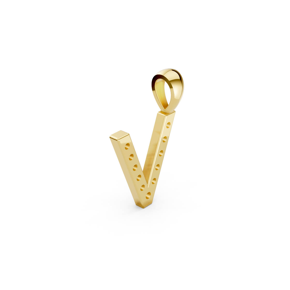 Velvet Vow Initial Pendant view 3
