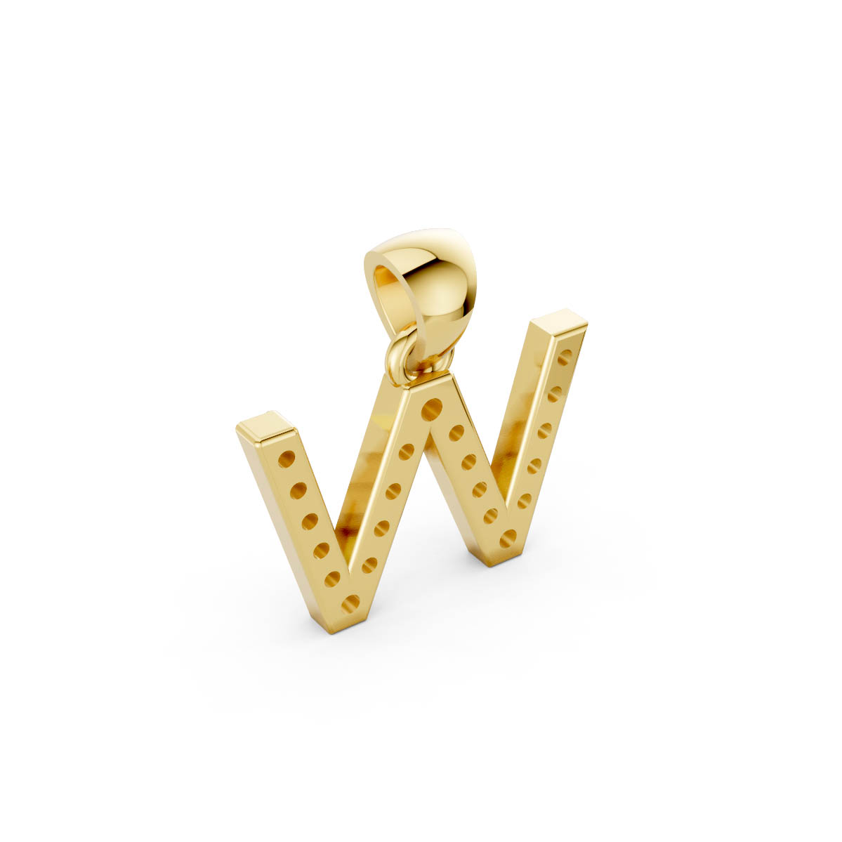 Whimsical Radiance Initial Pendant view 3