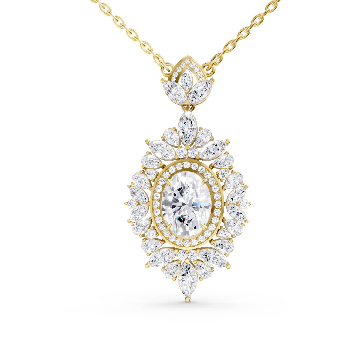 Regal Bloom Radiance Pendant