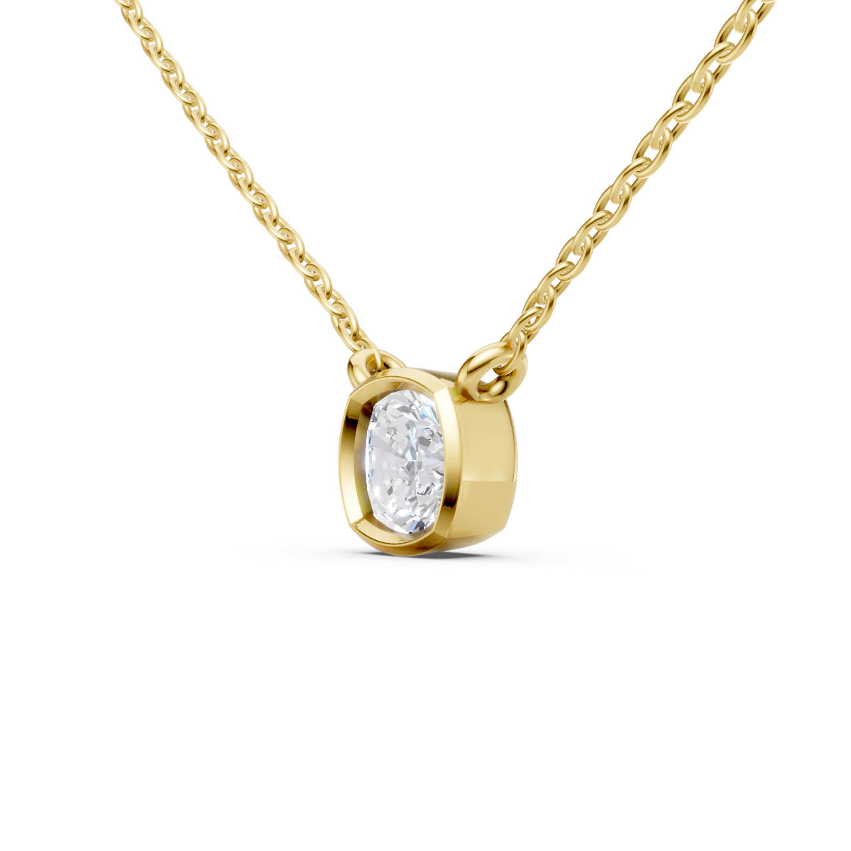 Timeless Bezel Solitaire Charm view 2