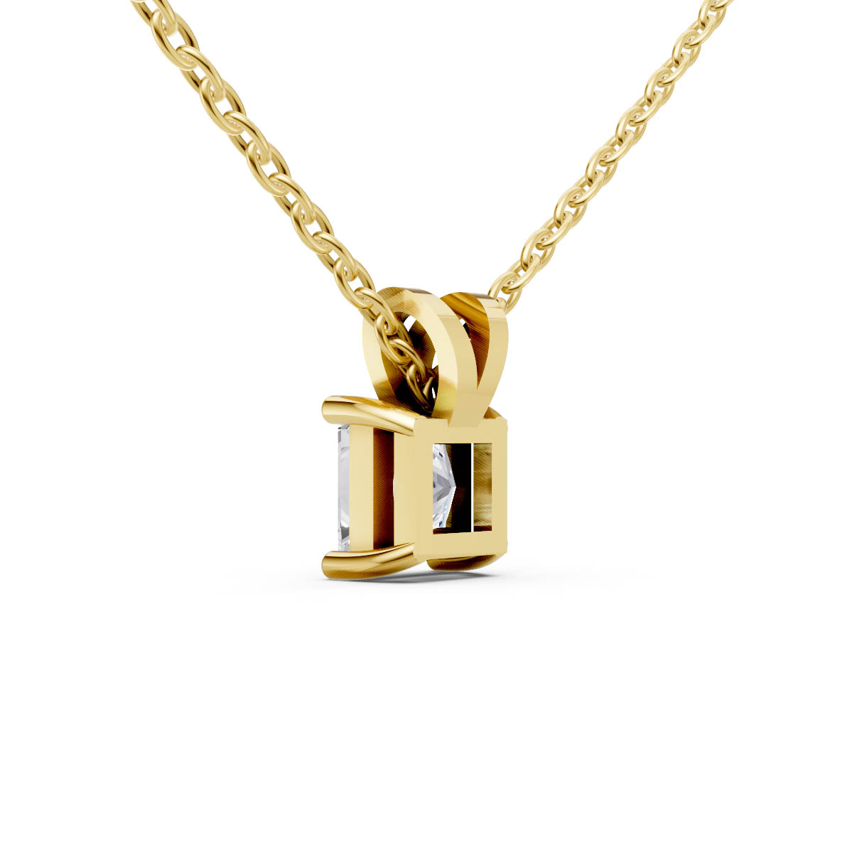 Royal Princess Solitaire Pendant view 3