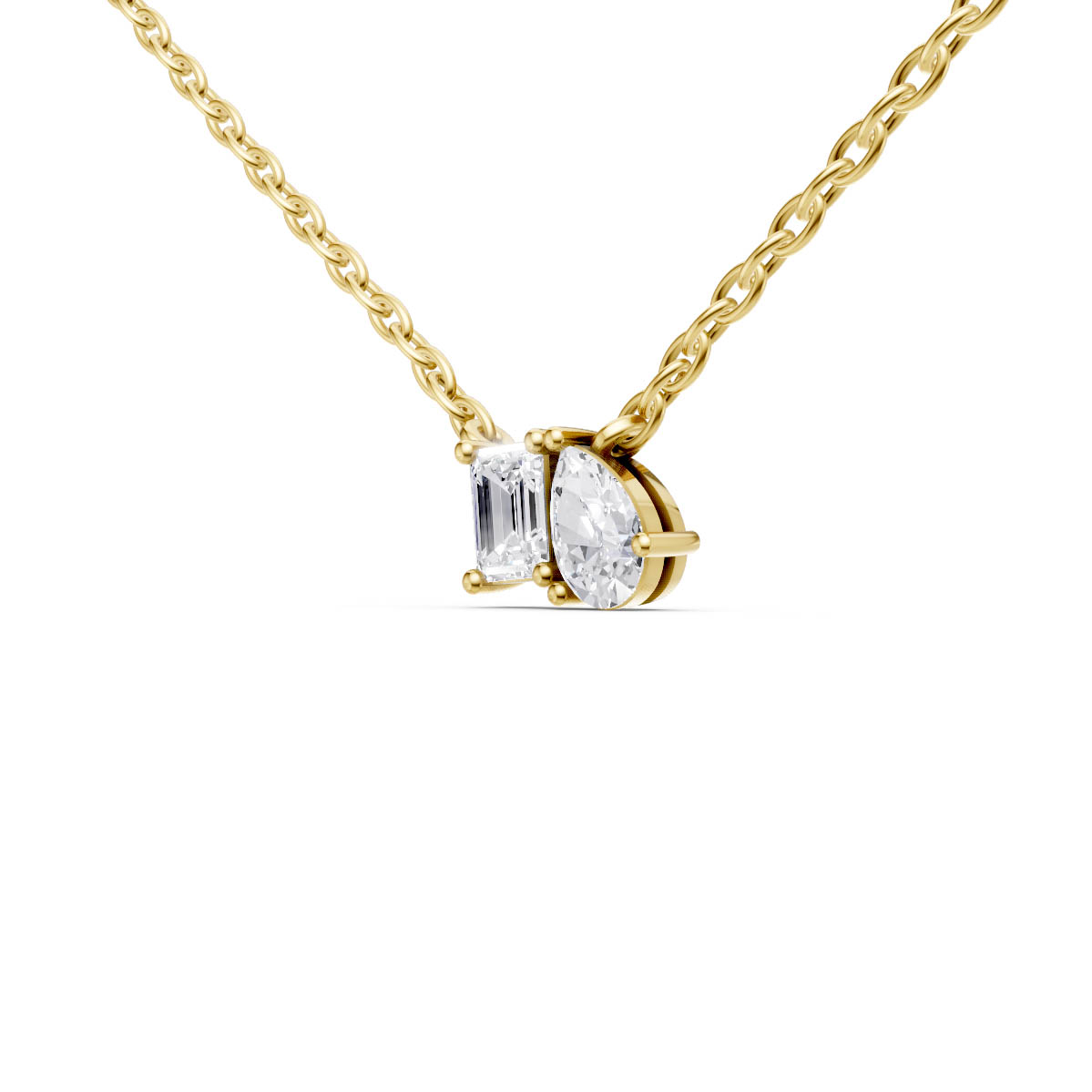Harmony Duo Diamond Pendant view 2