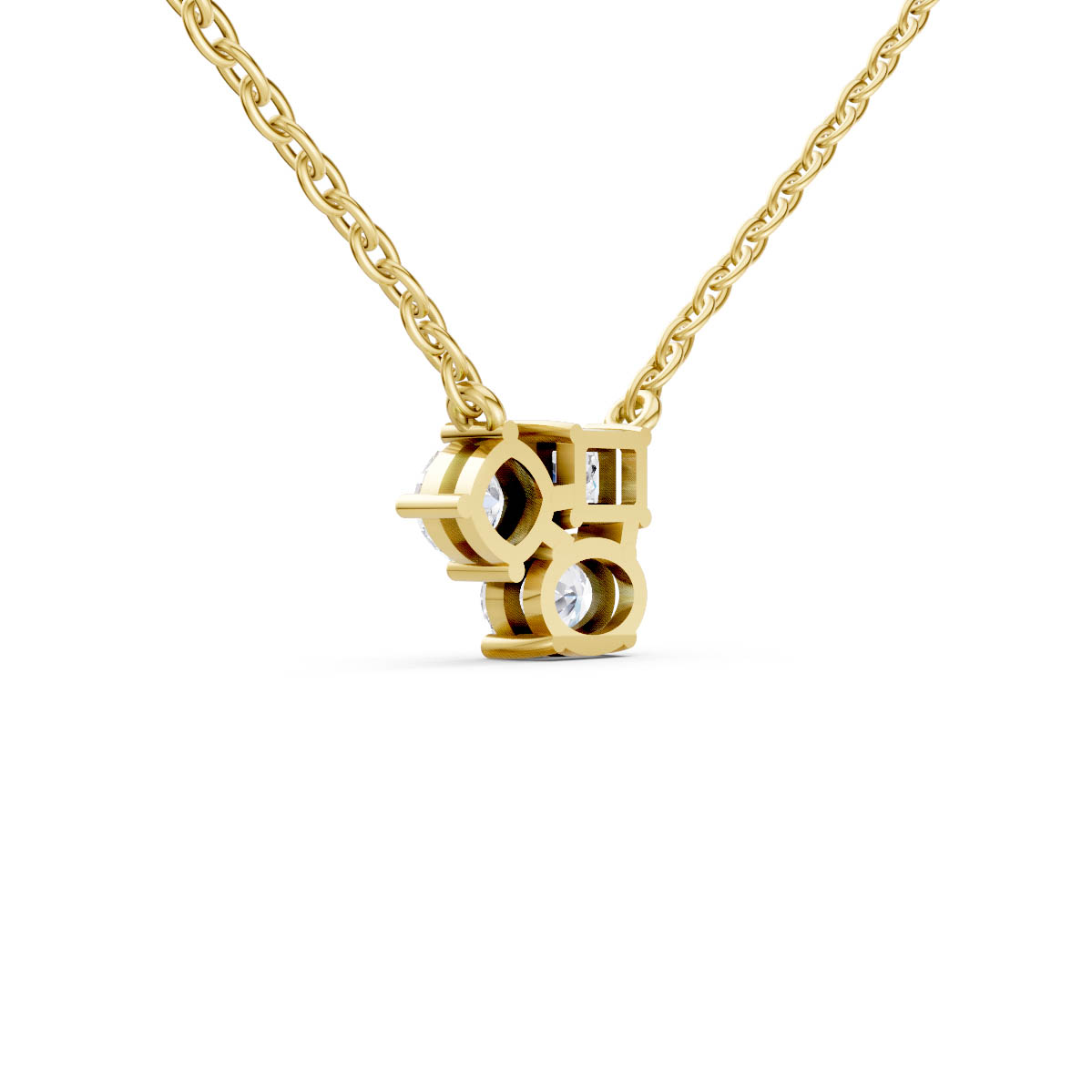 Trio Diamond Harmony Pendant view 3