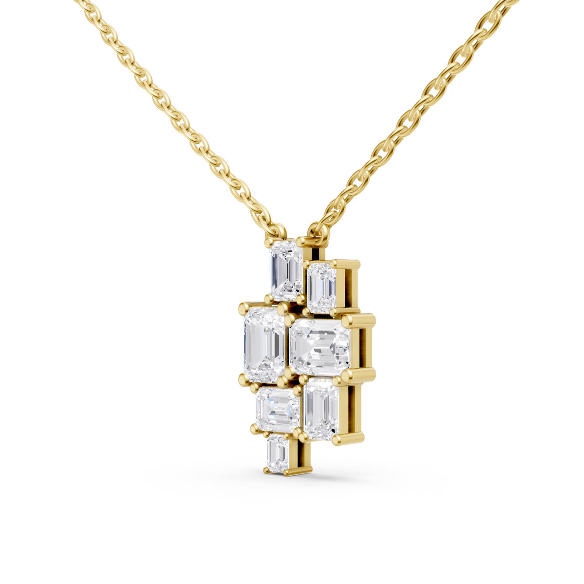 Emerald Mosaic Luxe Pendant view 2