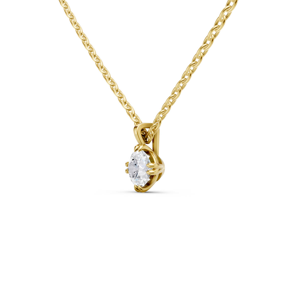 Eternal Solitaire Spark Pendant view 2