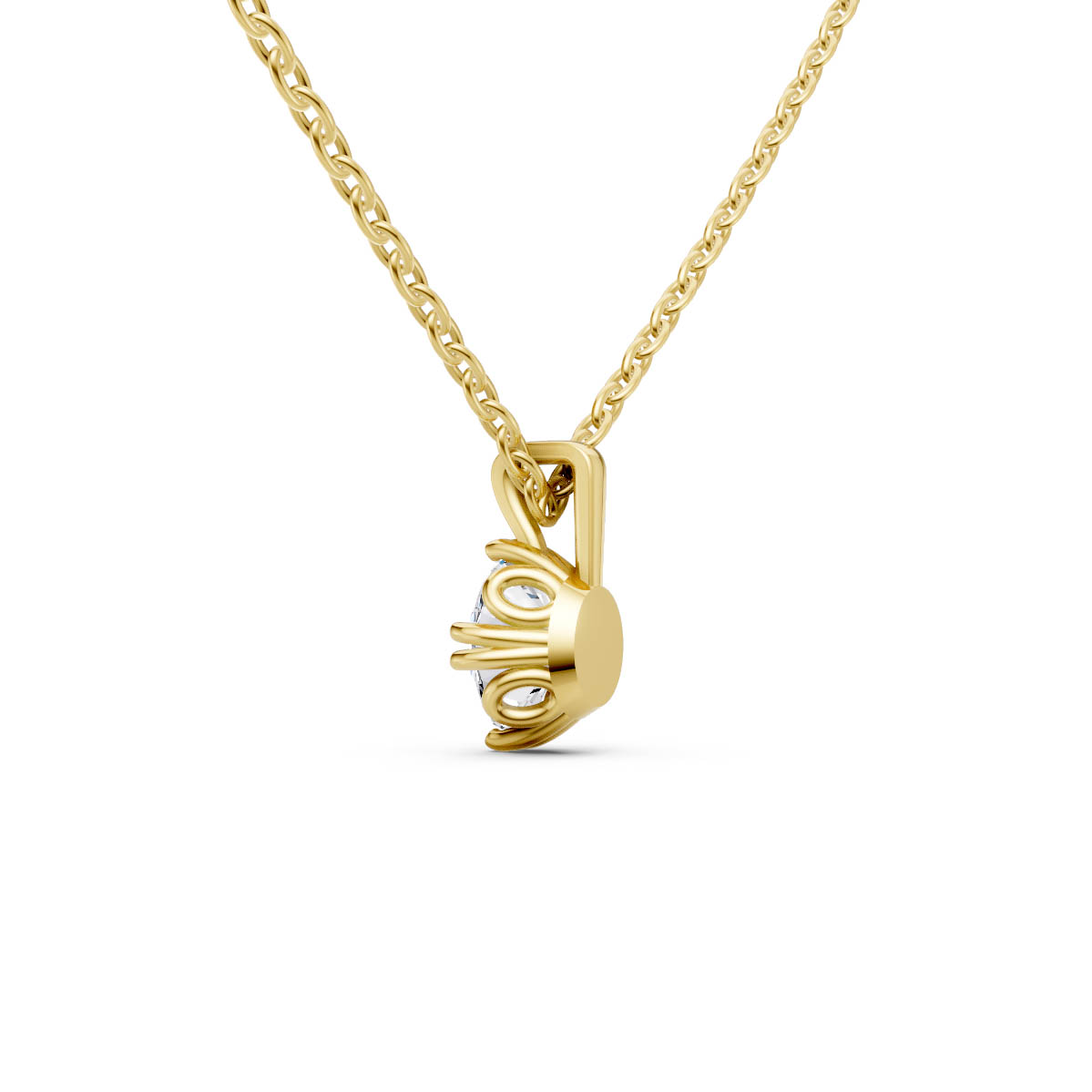 Radiant Oval Grace Pendant view 3