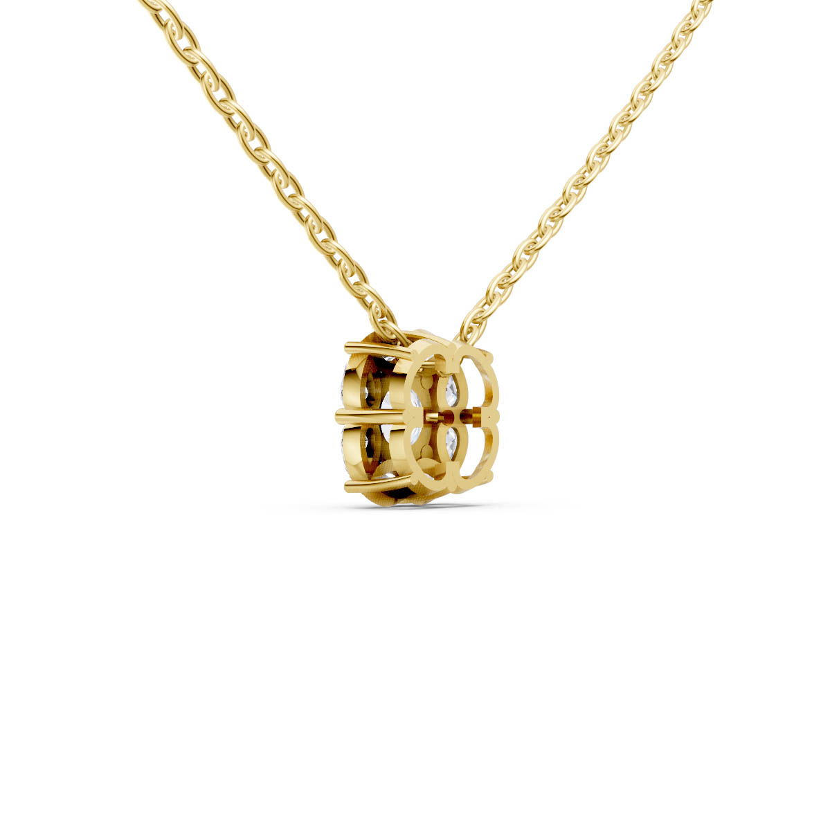 Floral Cluster Spark Pendant view 3
