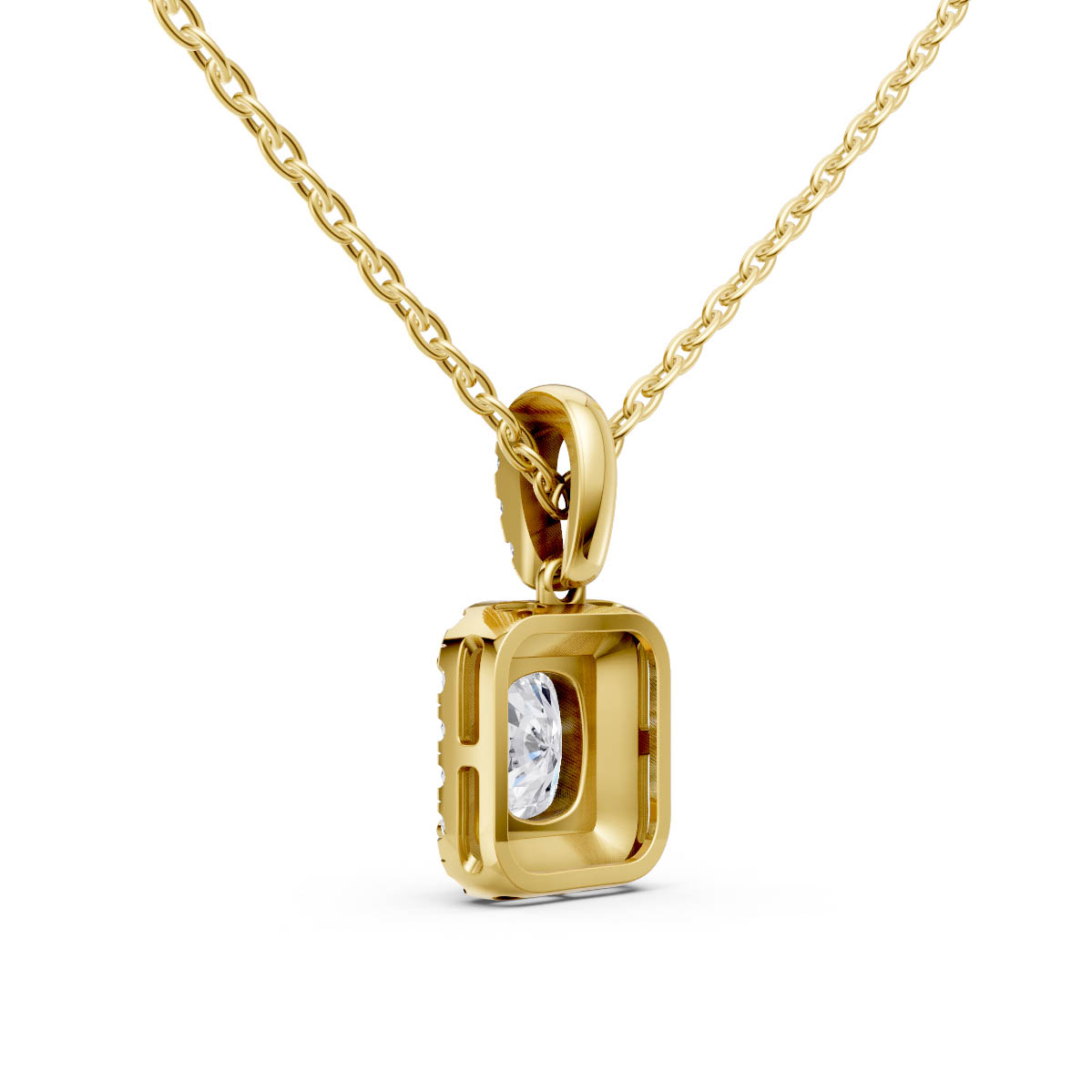 Cushion Halo Luxe Pendant view 3