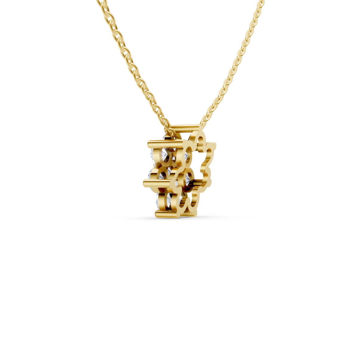Floral Cluster Bloom Pendant view 3