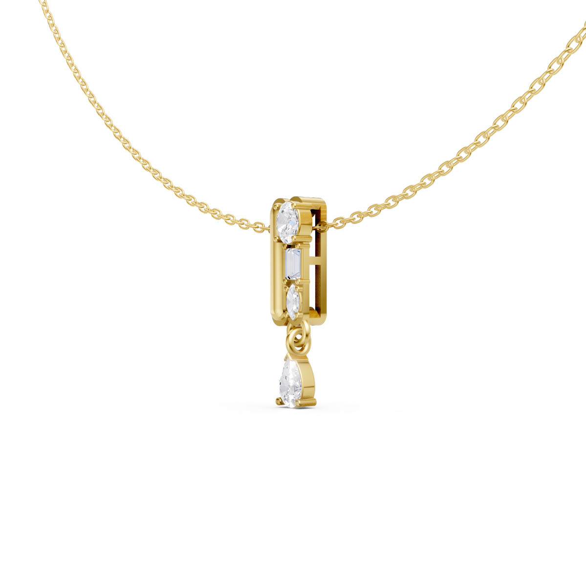 Dainty Drop Charm Pendant view 2