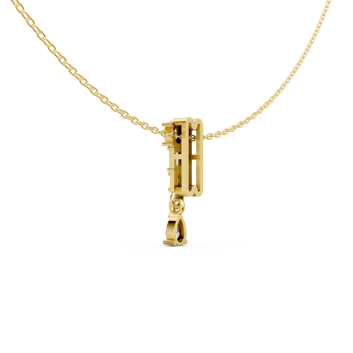 Dainty Drop Charm Pendant view 3