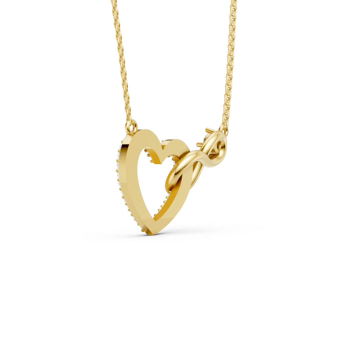 Heartfelt Twist Love Pendant view 3