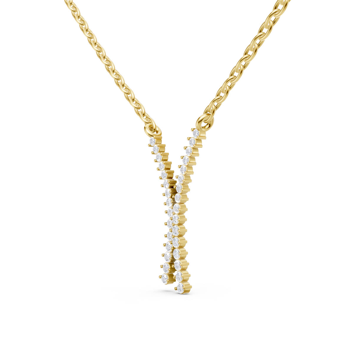 Cascading V Spark Pendant view 2