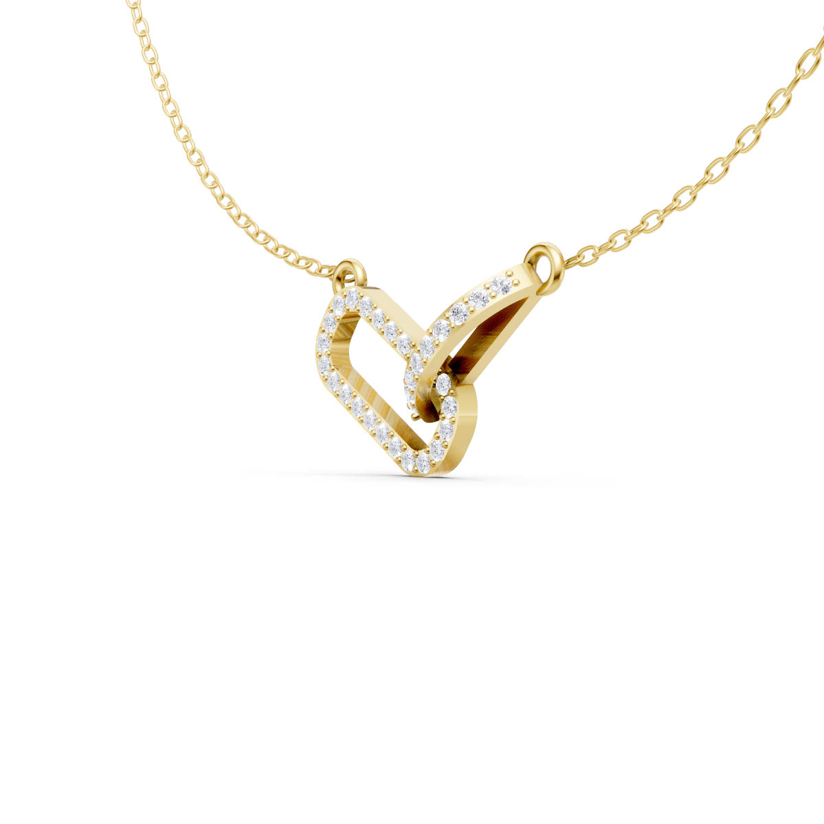 Linked Spark Charm Pendant view 2