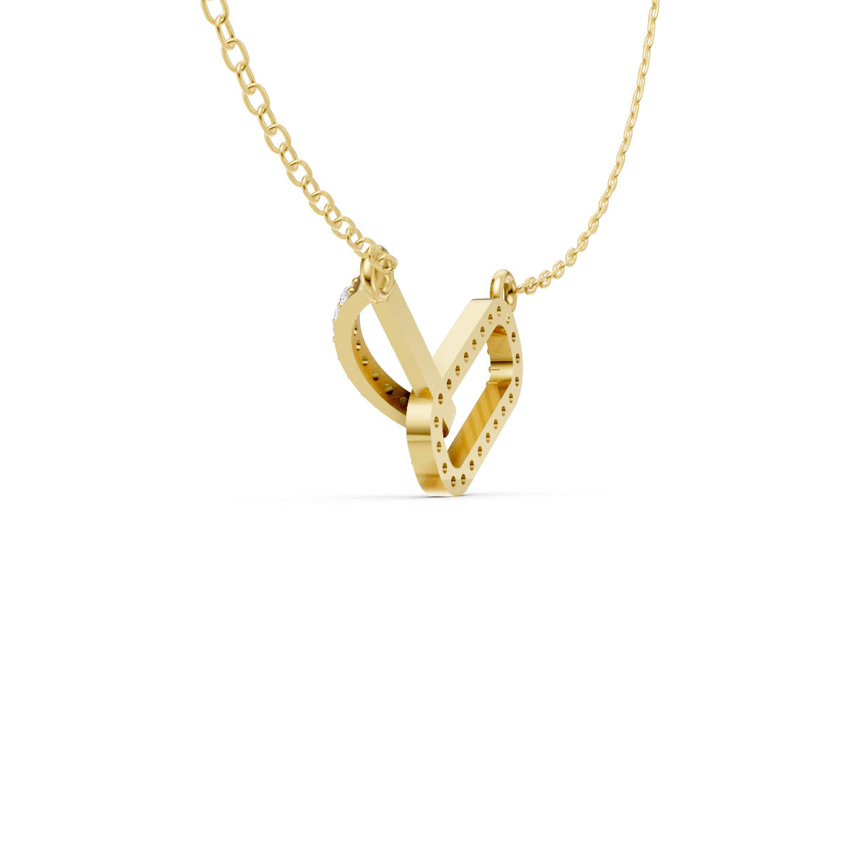 Linked Spark Charm Pendant view 3