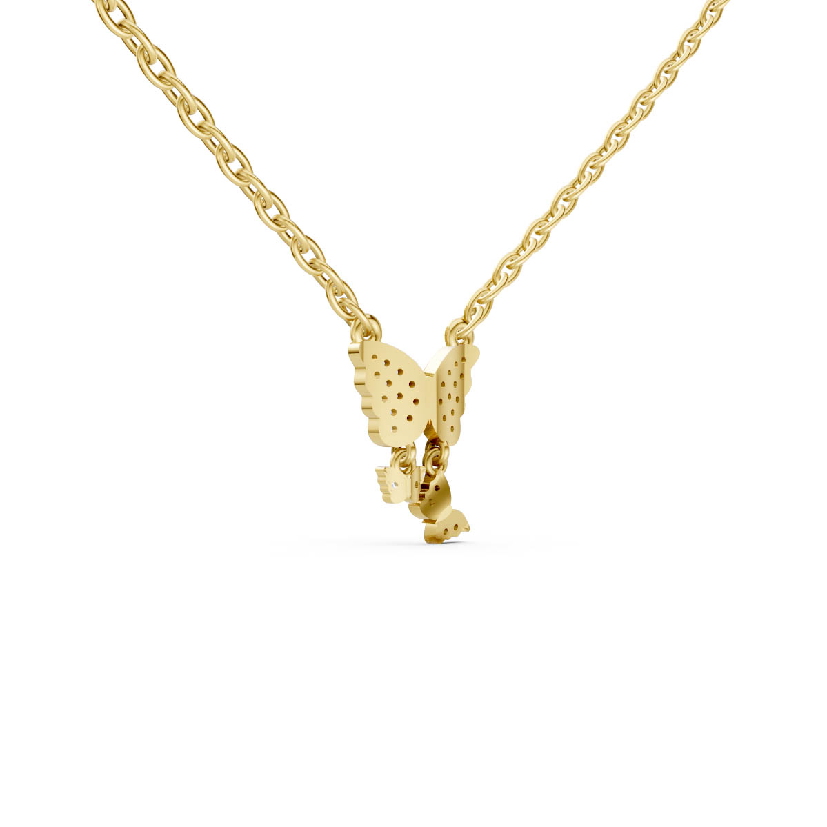 Fluttering Grace Butterfly Pendant view 3