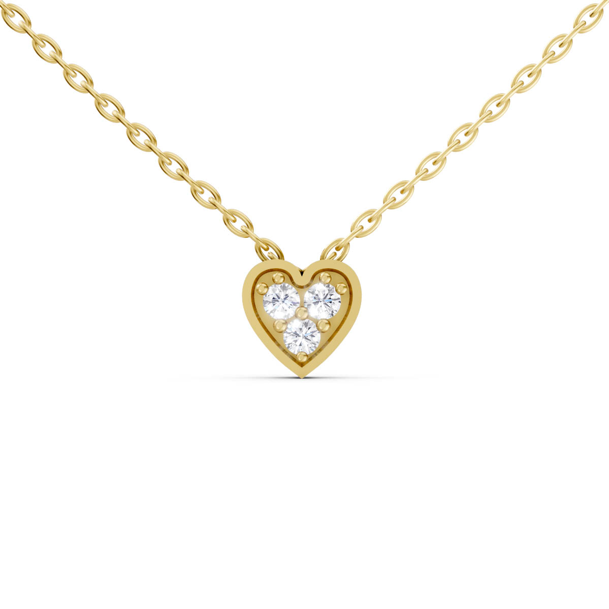 Petite Heart Spark Pendant