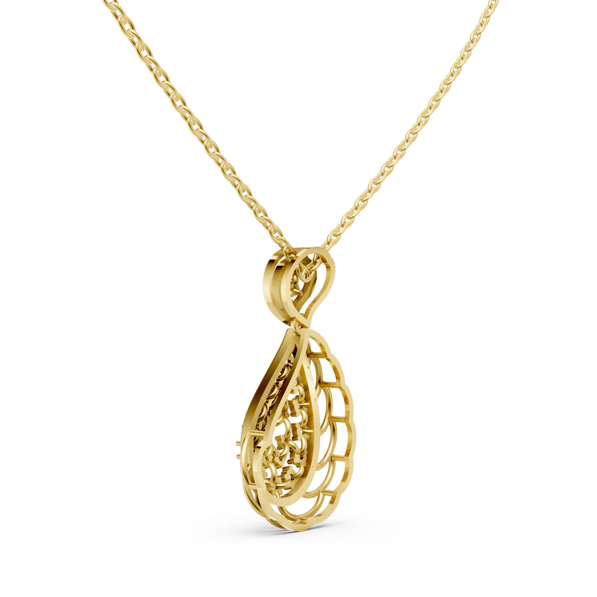 Regal Teardrop Spark Pendant view 3