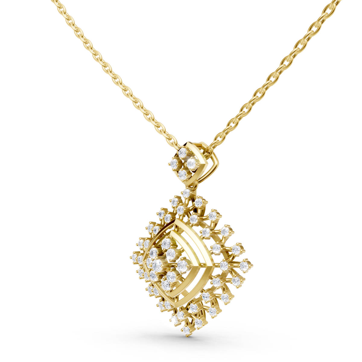 Radiant Snowflake Luxe Pendant view 2