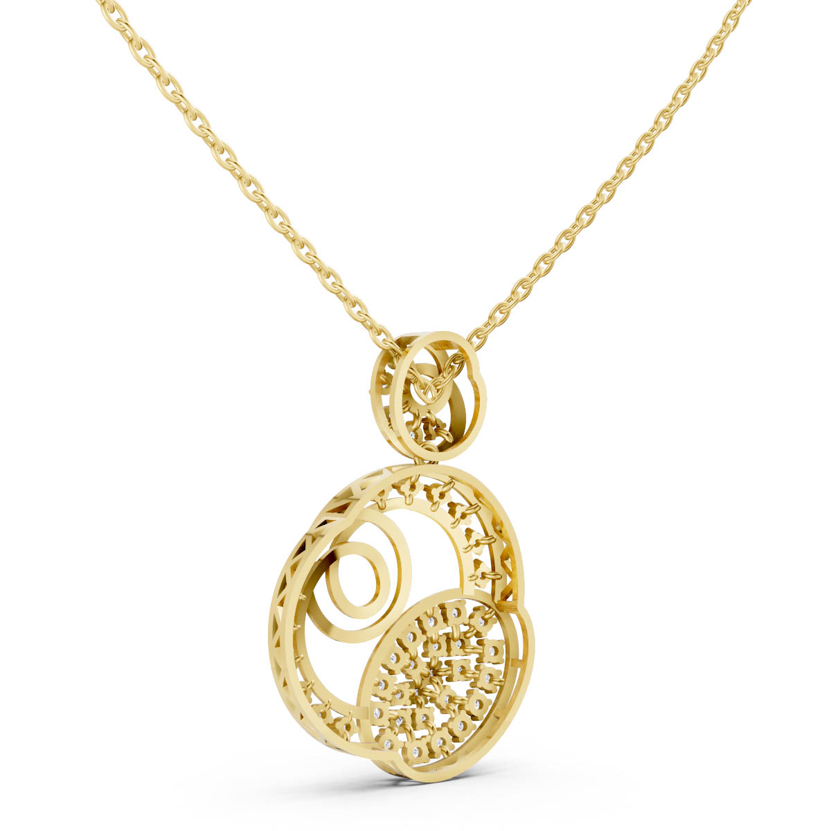 Celestial Swirl Spark Pendant view 3