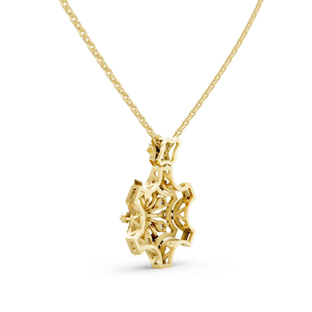 Regal Bloom Star Pendant view 3