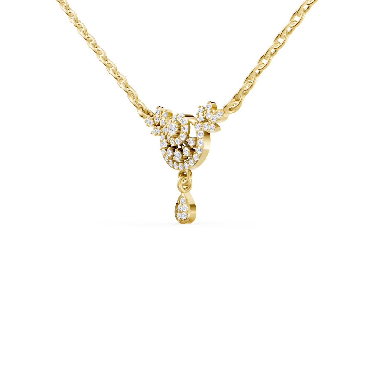 Enchanted Halo Drop Pendant view 2