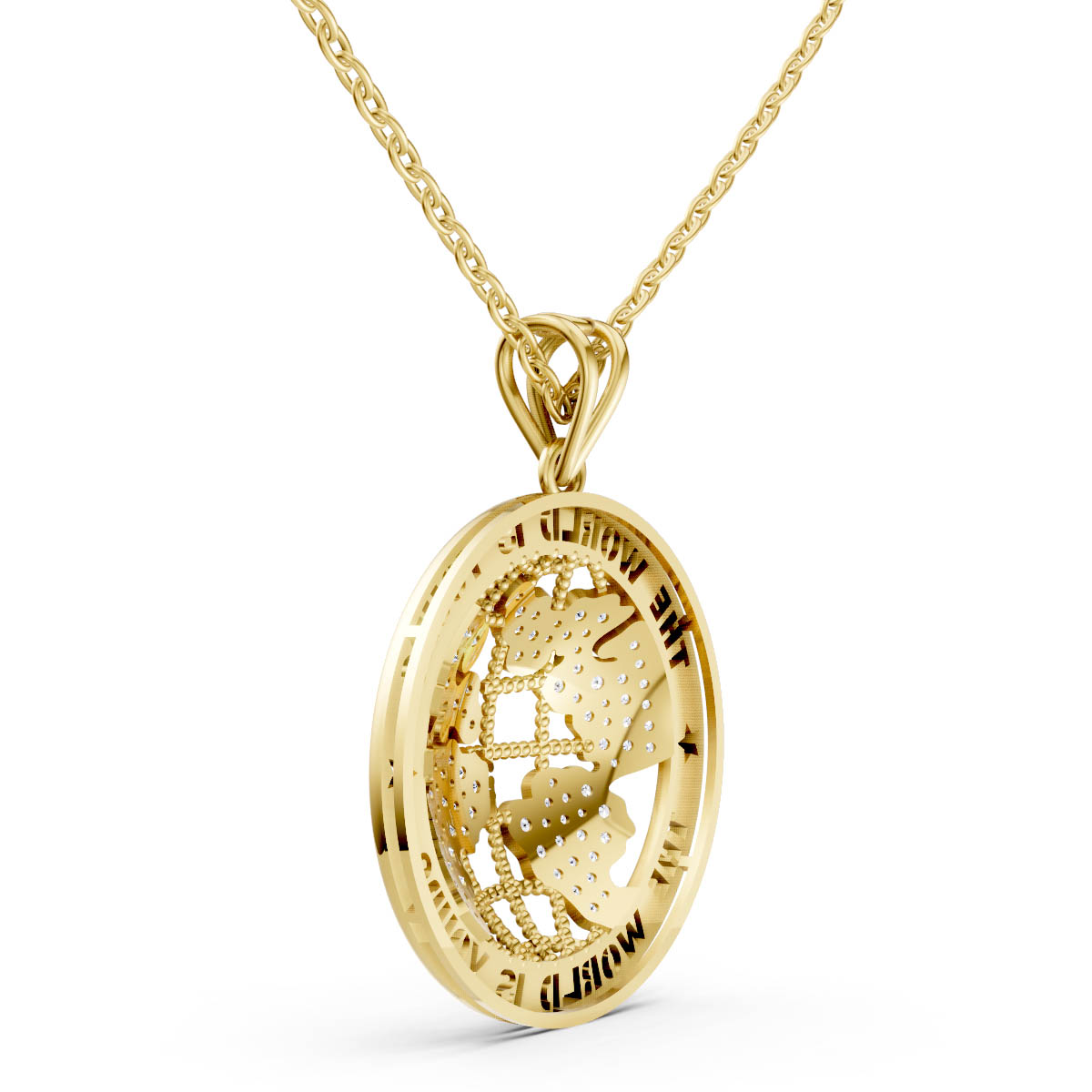 World Explorer Charm Pendant view 3