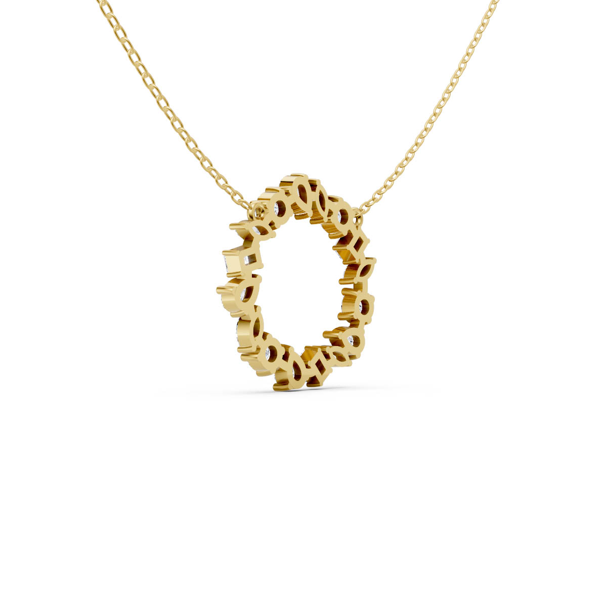 Celestial Circle Grace Pendant view 3