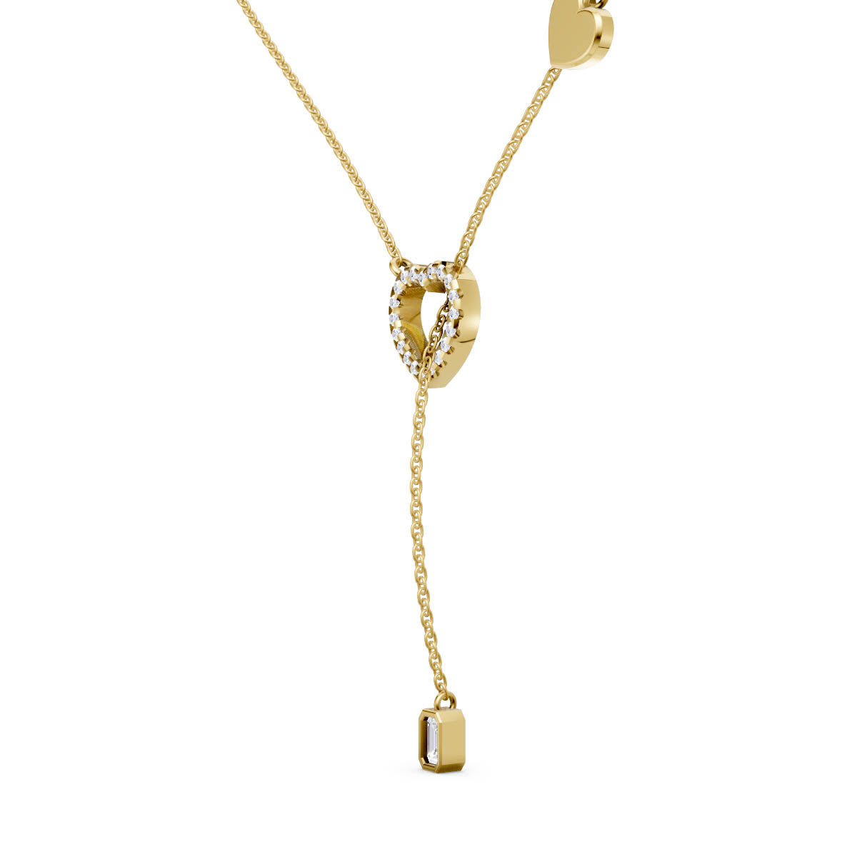 Romantic Heart Drop Pendant view 2