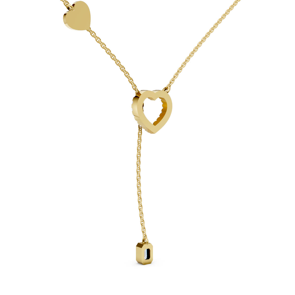 Romantic Heart Drop Pendant view 3