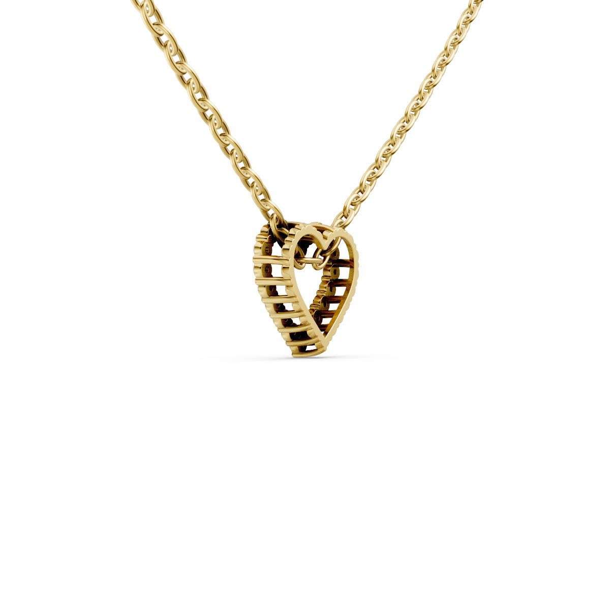 Petite Open Heart Pendant view 3